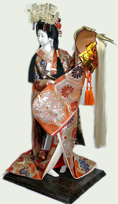 японская старинная кукла Танцующая Принцесса, 1920-30-е гг.