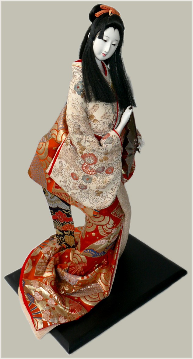 японская коллекционная старинная кукла