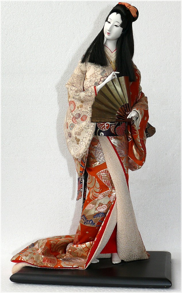 антиварная японская коллекционная кукла, 1920-30-е гг.