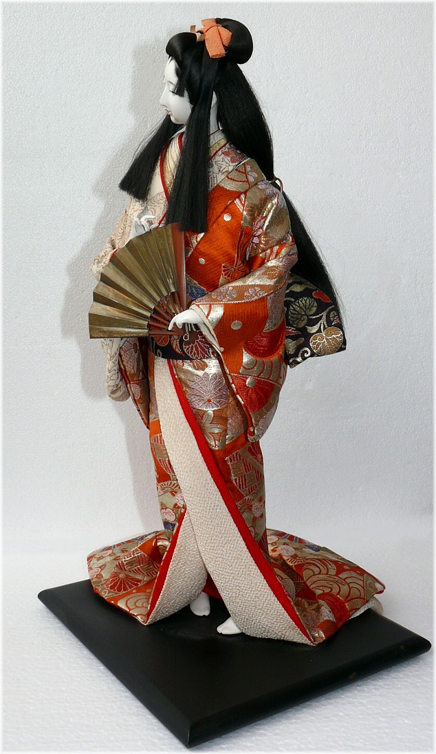 коллекционная японская антикварная кукла