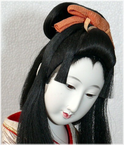 коллекционная японская антикварная кукла Красавица из Киото