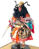 Щёки, зашитник от демонов,  японская коллекционная антикварная кукла, 1920-е гг.