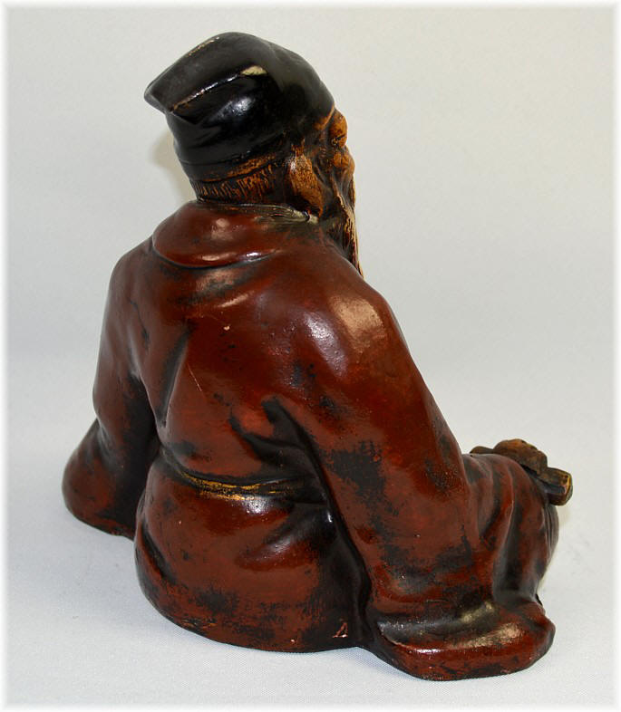 ДЗЮРОДЗИН,  один из Семи Богов Счастья, японская авторская статуэтка, 1920-е гг.