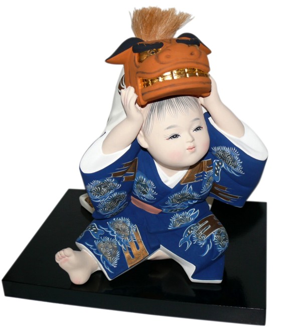 статуэтка Мальчик с маской, Япония