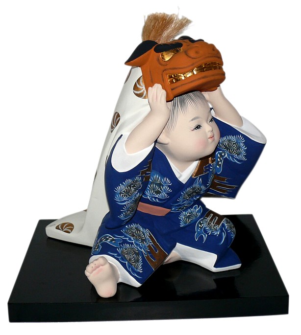 статуэтка Мальчик с маской, Япония