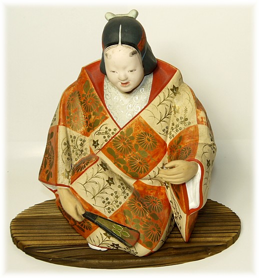 японская статуэтка из керамики, 1930-е гг.