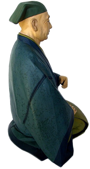 Сэнно-Рикю, основатель японской чайной церемонии, японская статуэтка