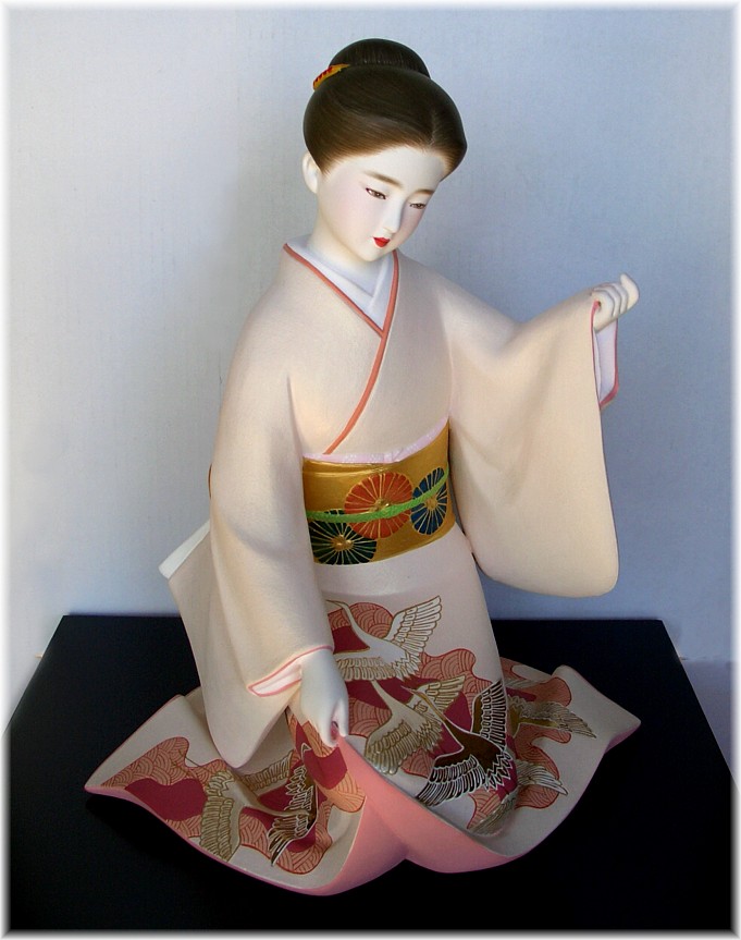 японская статуэтка, авторская работа, Хаката, 1970-е гг.