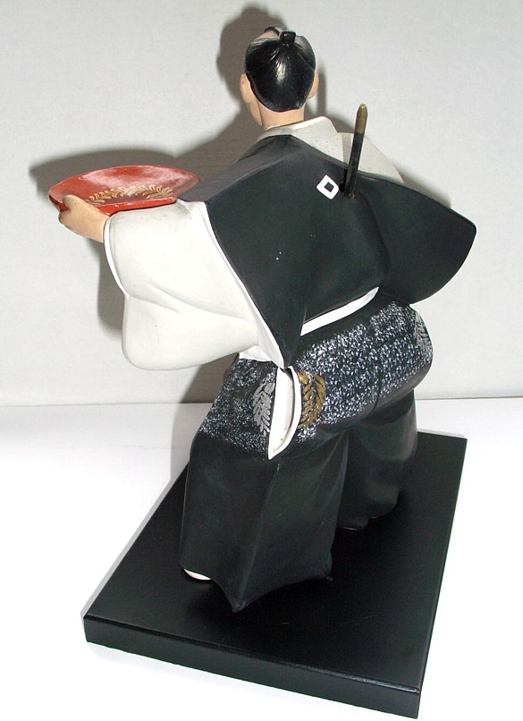 самурай, японская старинная статуэтка
