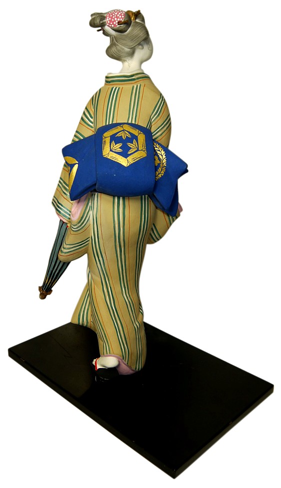 японская статуэтка из керамики мастерских Хаката