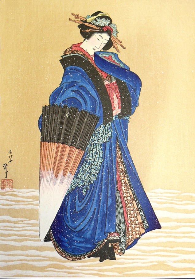 японская гравюра укиё-э