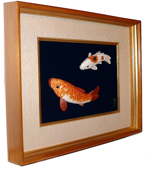 японская картина Две Рыбки