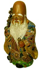 японский антикварный фарфор: Фукурокудзю, один из Семи Богов Удачи