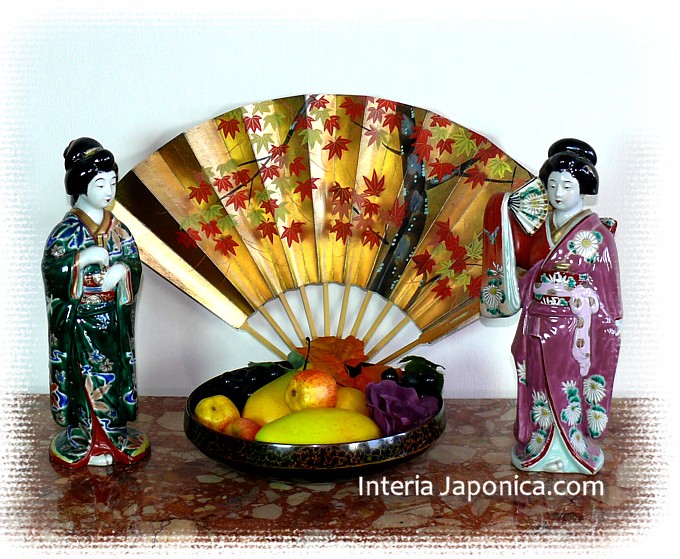 японские антикварные фарфоровые статуэтки Имари