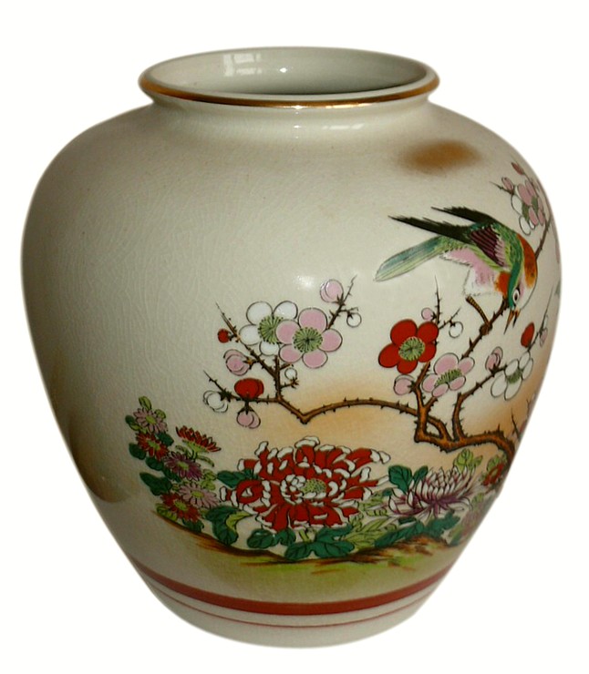 японская фарфоровая ваза 1950-60-е гг.