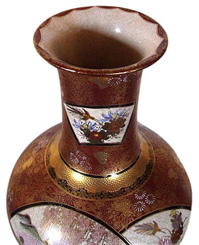 большая фарфорова ваза, Япония, Сацума, 1890-е гг.