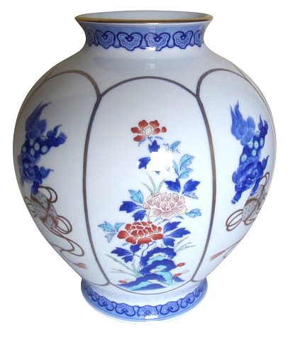 японская фарфоровая ваза, 1900-е гг. Интернет-магазин Интериа Японика