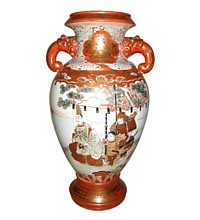 антикварная фарфоровая ваза, Япония