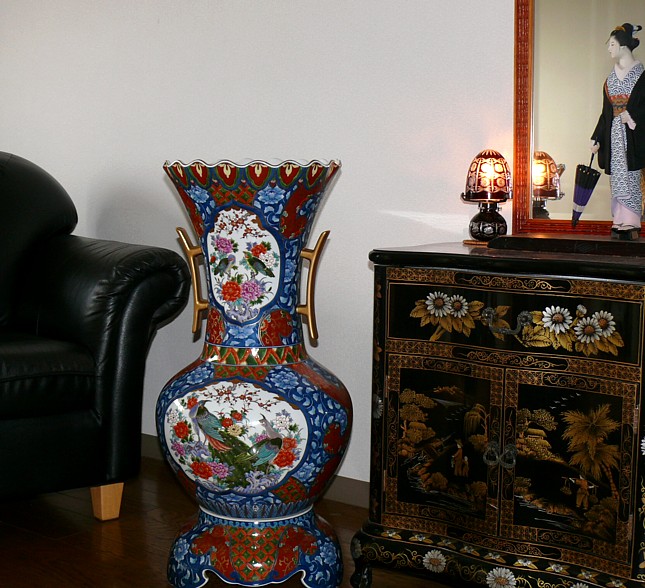 фарфоровая напольная ваза Арита, 1880-е гг., Япония