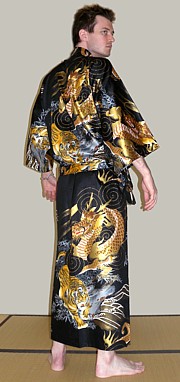 мужской халат кимоно из хлопка