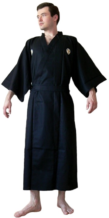 японский мужской халат - кимоно