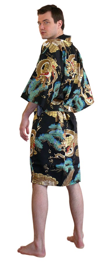 японский мужской халат кимоно