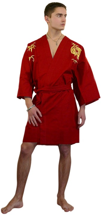 мужской халат кимоно