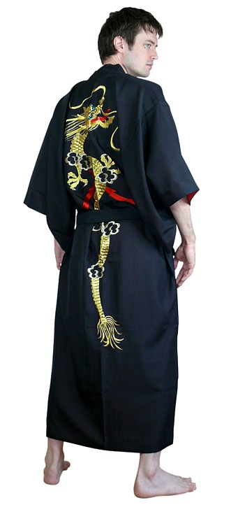халат кимоно с драконом