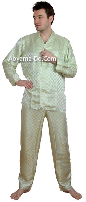 мужская японская шелковая пижама
