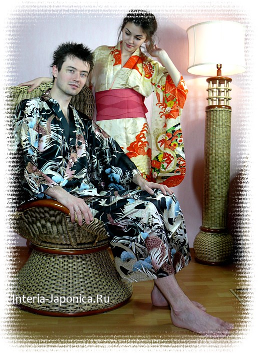 японское кимоно - стильная одежда для дома и яркий подарок
