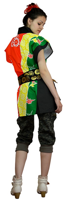 японская традиционная одежда - куерка-безрукавка хантэн, unisex