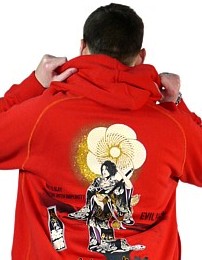 японская мужская куртка с рисунком в стиле якудза 