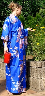 женская одежда для дома - халат кимоно в японском стиле