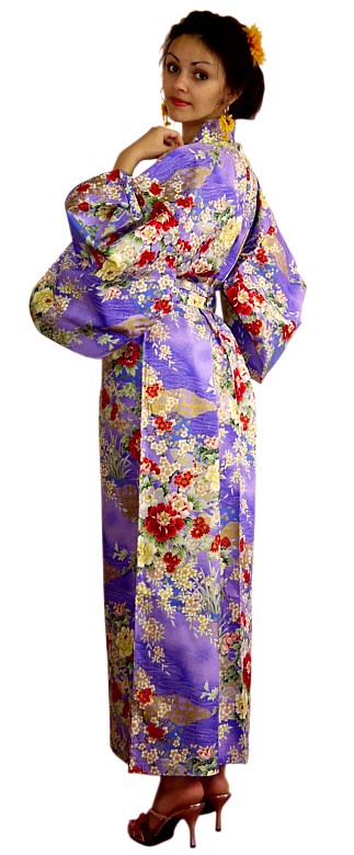 японское кимоно из хлопка - комфортная одежда для дома