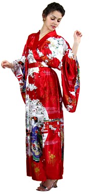 японское современное кимоно