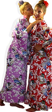 японские кимоно - стильная одежда для дома