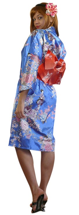 халатик-кимоно и японский традиционный пояс оби