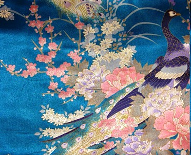 японское кимоно: деталь рисунка