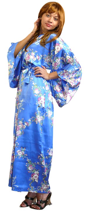 шелковый халат кимоно