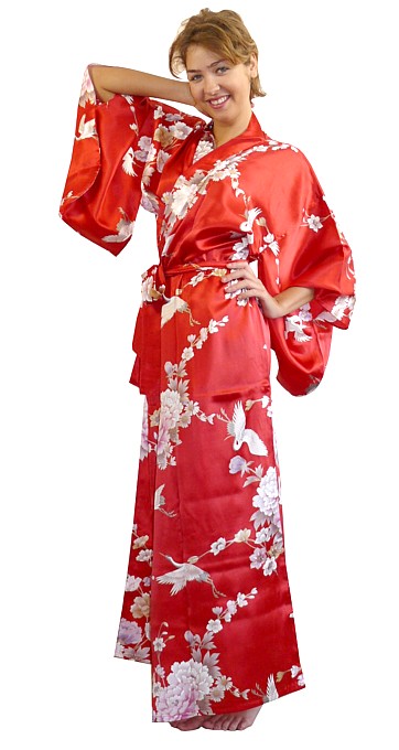 кимоно шелковое - яркий подарок девушке