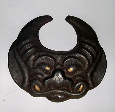маэтатэ шлема КАБУТО в виде изображения лешего