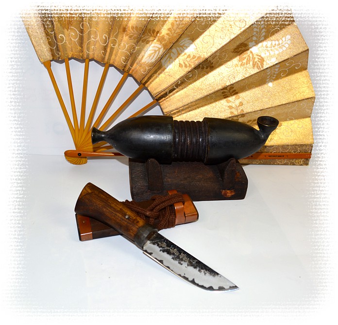 японская курительная трубка - оружие кенка кисэру, конец эпохи Эдо