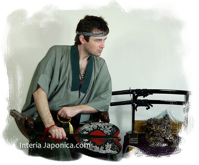японский антивариат: гунпай, самурайский командный жезл