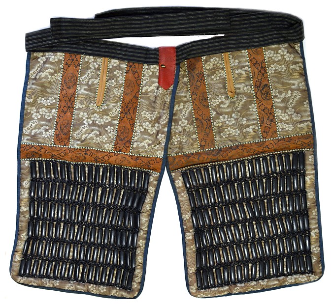 хайдатэ - деталь зашитной одежды самурая конца эпохи Эдо