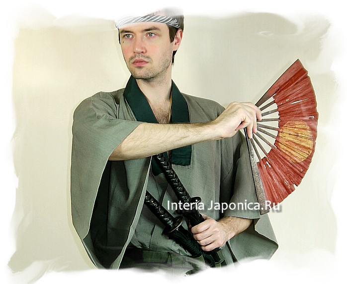 самурайский боевой веер ТЭССЭН, эпоха Эдо