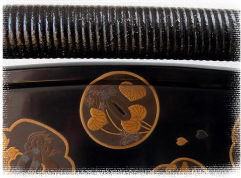 отделка ножен японского меча