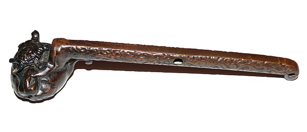японская бронзовая чернильница с крышкой, 1850-90-е гг.