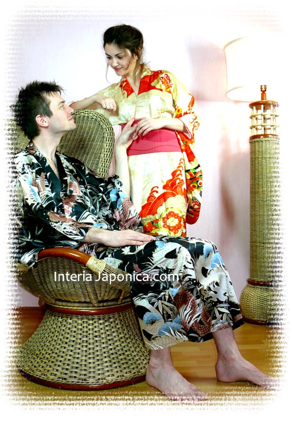 японские шелковые кимоно современные и антикварные - эксклюзивная одежда для дома