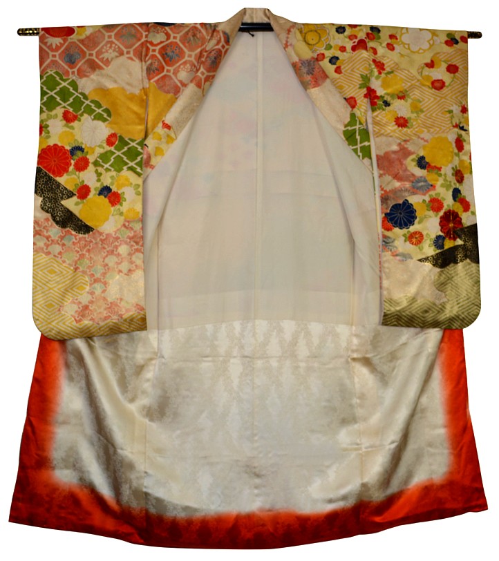 японское кимоно, винтаж